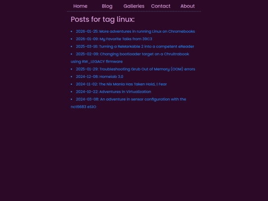 tags/linux screenshot