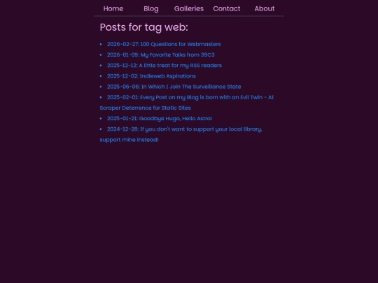 tags/web screenshot