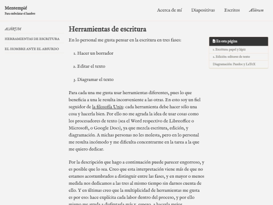 alia/herramientas-escritura screenshot