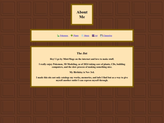 aboutme screenshot