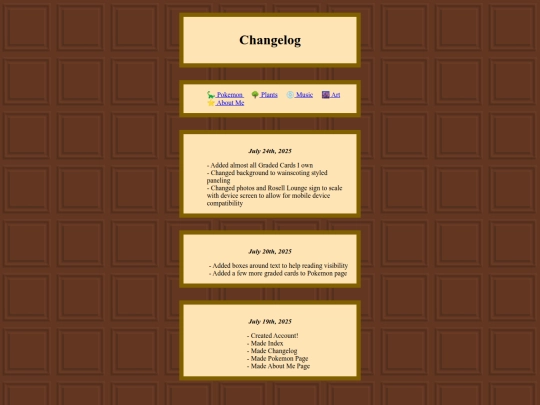 changelog screenshot