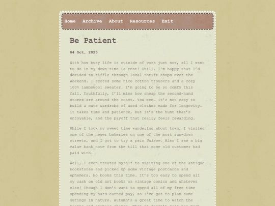 posts/2025-10-04-Be-Patient screenshot
