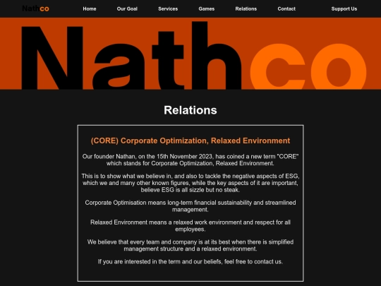 Governance screenshot