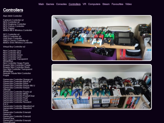 controllers screenshot