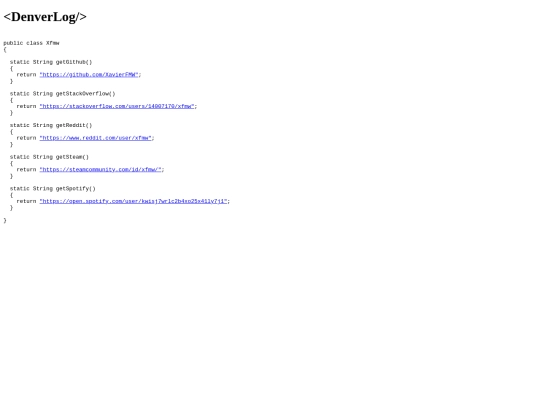 index screenshot