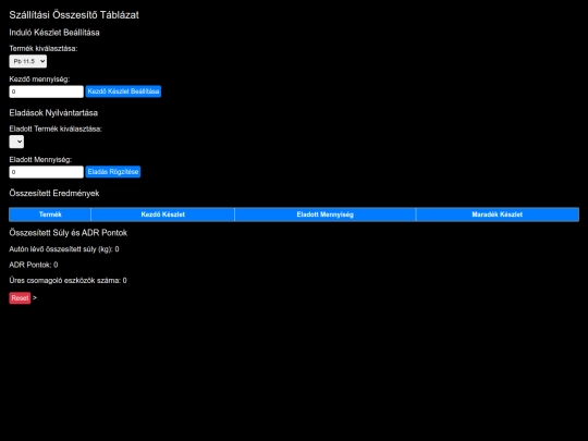 index screenshot