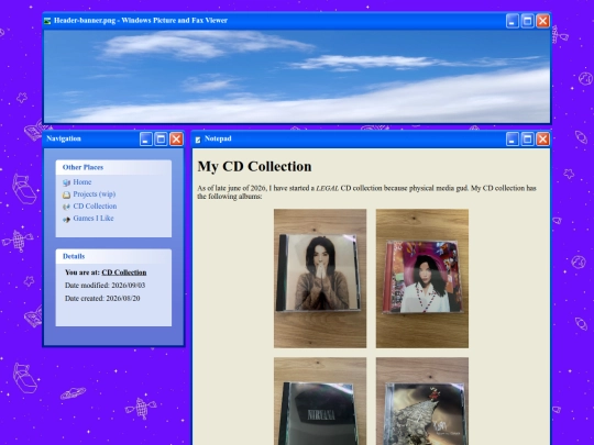 CDs screenshot