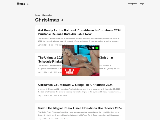 categories/christmas/page/2 screenshot