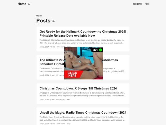 post/page/2 screenshot