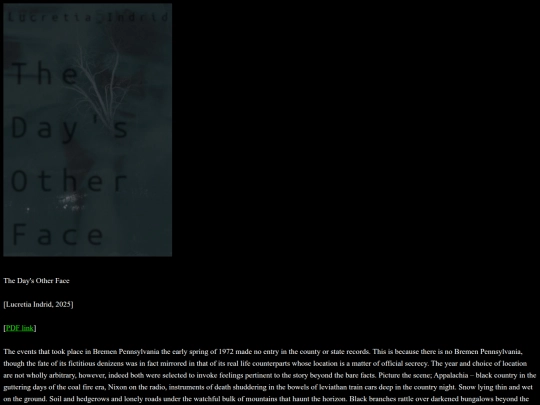 thedaysotherface screenshot