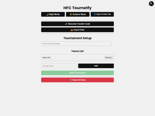 Tourneyfyv3 screenshot
