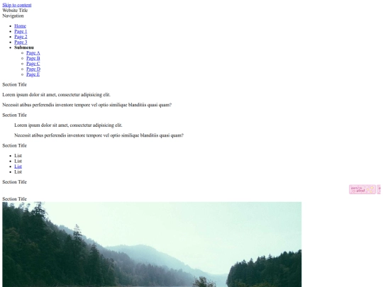 index screenshot