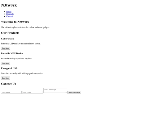 index screenshot