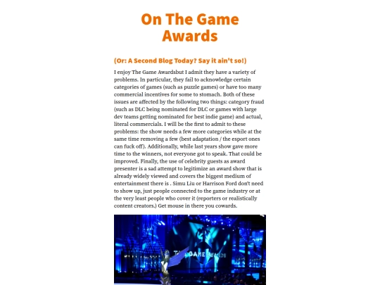 pages/on-the-game-awards screenshot