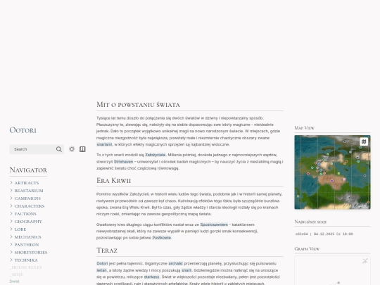 Świat screenshot