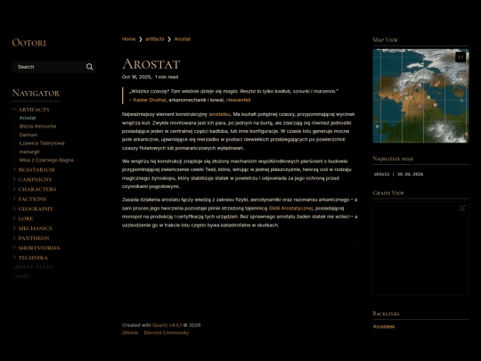 artifacts/Arostat screenshot