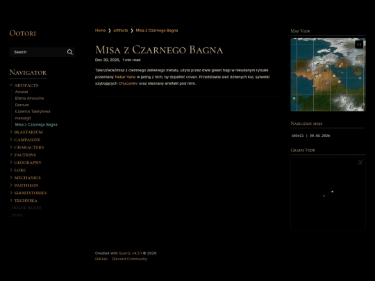 artifacts/Misa-z-Czarnego-Bagna screenshot