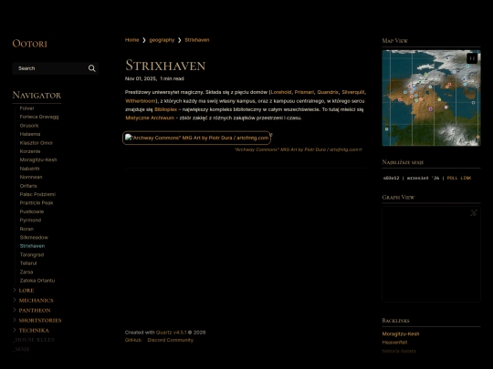 geography/Uniwersytet-Strixhaven screenshot