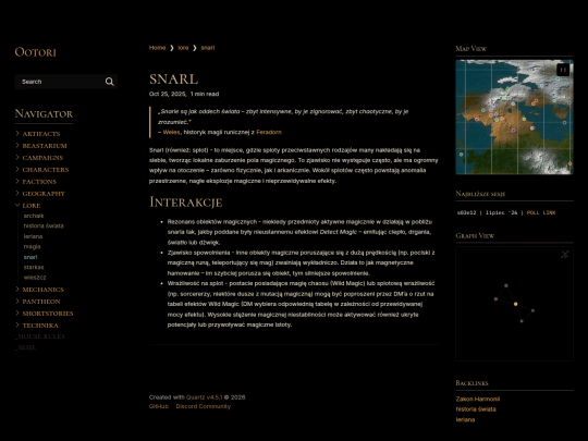 lore/snarl screenshot