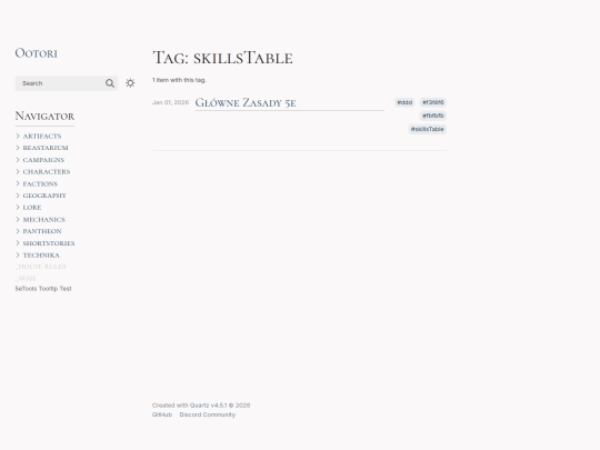 tags/skillsTable screenshot