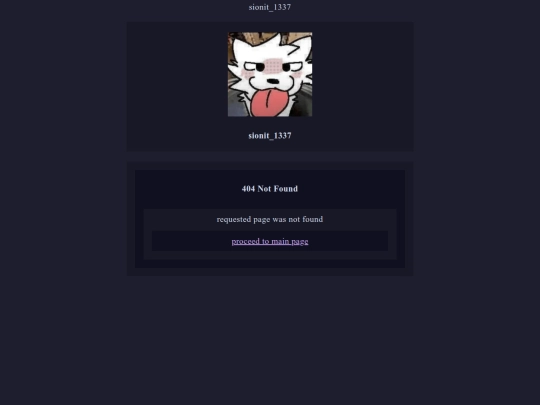 not_found screenshot