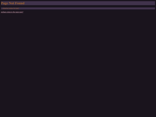 not_found screenshot