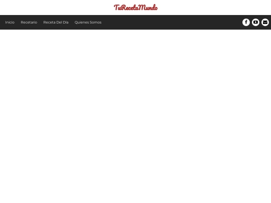 recetario screenshot