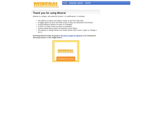 mineral screenshot