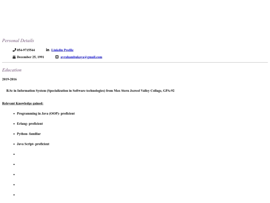 index screenshot