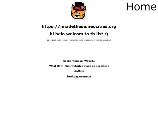 list screenshot