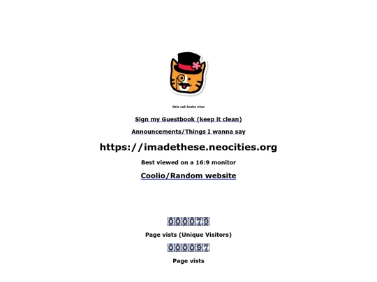 oldhomepage screenshot