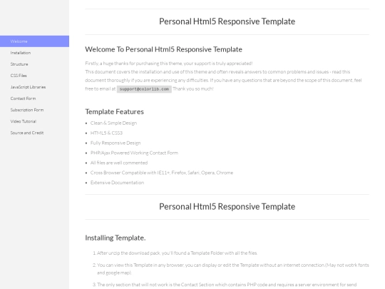 Personal - Doc screenshot
