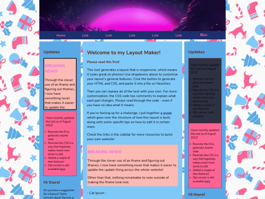 testing/ThemeTest screenshot