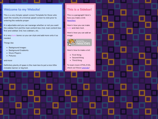 themes/SimpleSplash screenshot