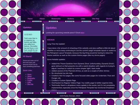 updates screenshot