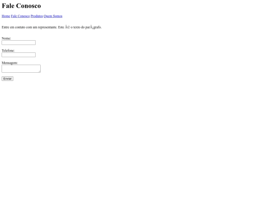 NovosSite/faleconosco screenshot