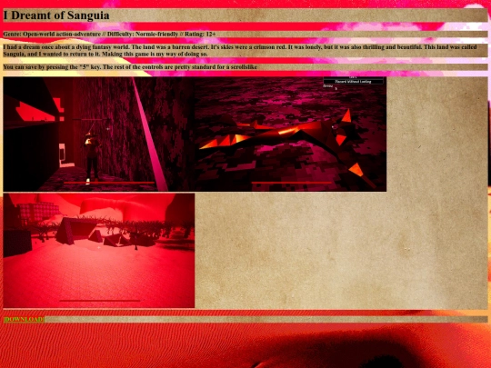 games pages/dreamtOfSanguia screenshot