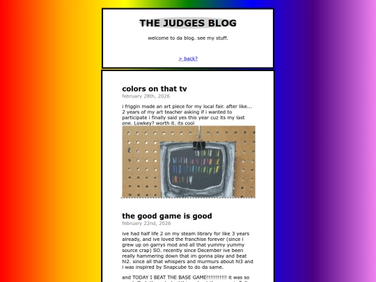 blog screenshot
