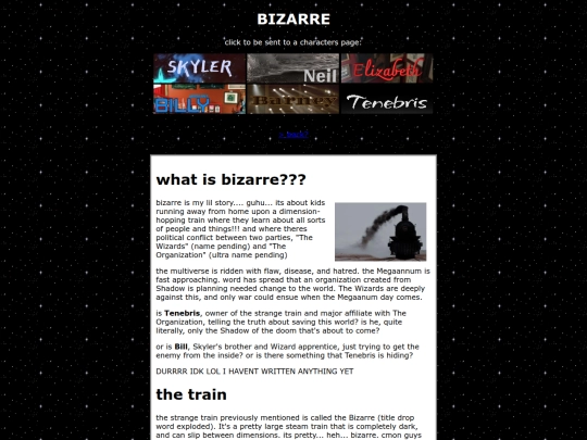 oc/bizarre screenshot
