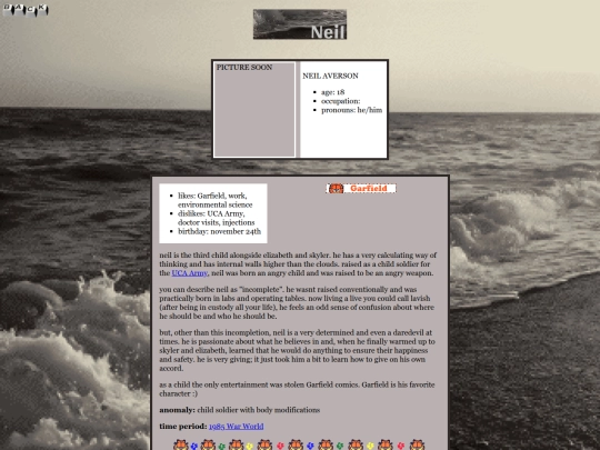 oc/bizarre/cast/neil screenshot