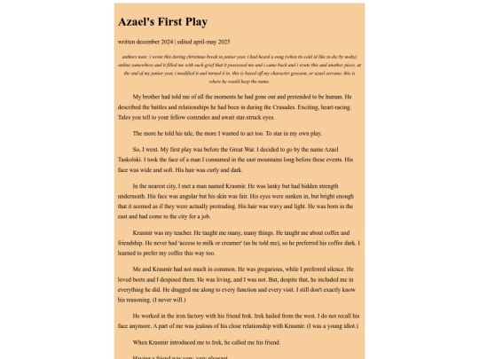 writingdesk/azaelsfirstplay screenshot