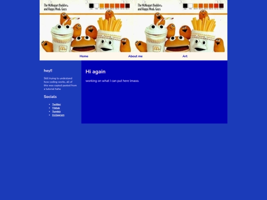 aboutme screenshot