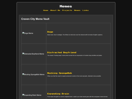 memes screenshot