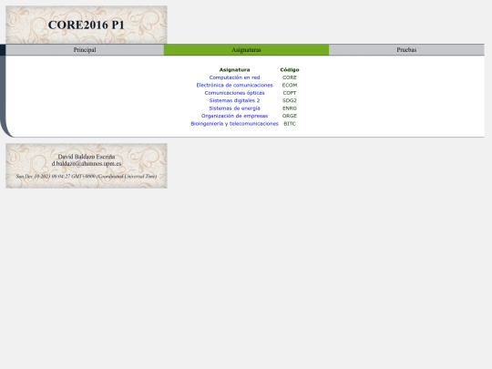 Practica1/asignaturas screenshot