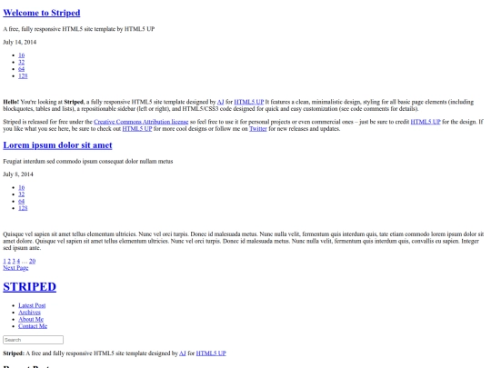 index screenshot