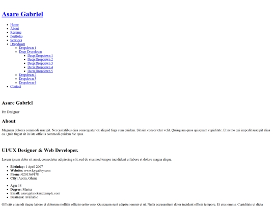 index screenshot