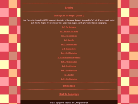 archive screenshot
