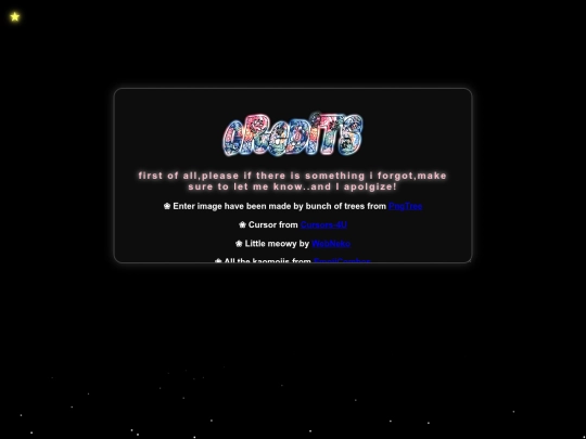 credit screenshot