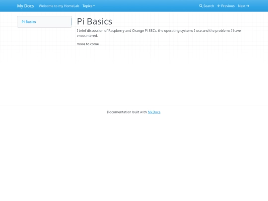 topics/pi-basics screenshot
