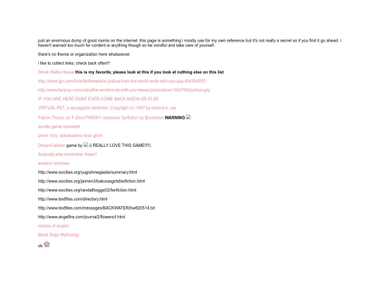 links screenshot